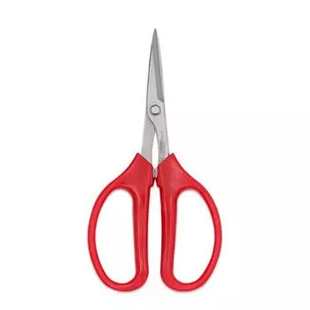 Ножницы для обрезки винограда из нержавеющей стали, красная ручка PP Comfort, садовые инструменты для цветов бонсай Straight Head