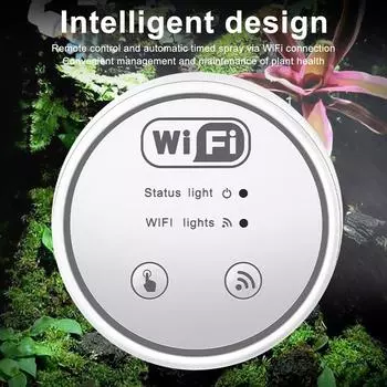 Wi-Fi Автоматическая система полива комнатных растений Круглый автоматический комплект капельного орошения для комнатных горшечных растений 5m 2 Nozzle