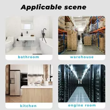 Wi-Fi детектор утечки воды умный датчик воды контроль через приложение мониторинг наводнений сигнализация уровня воды белый