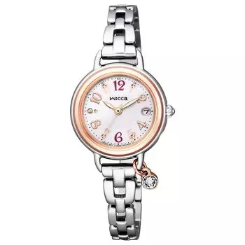 Wicca Wicca Solar Tech Radio Watch Bracelet Line Pink [Citizen] KL0-511-11 женские