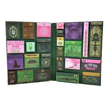 Wicked Адвент Календарь 2024 Коллекционные предметы на тему зла Календарь обратного отсчета на 25 дней с нашивками Магниты