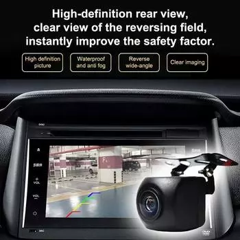 Wide Angle HD Car Rearview Camera Rear View Video Vehicle Camera Backup Reverse Camera Waterproof Night Vision Parking Camera