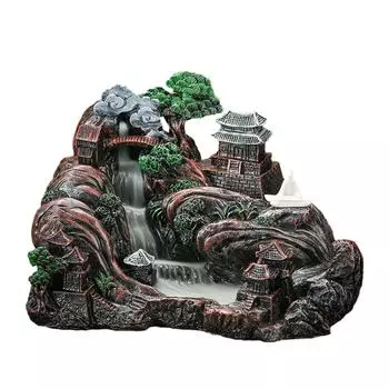 Wide Application Resin Incense Burner For Fragrance And Meditation Fountain Incense Burner