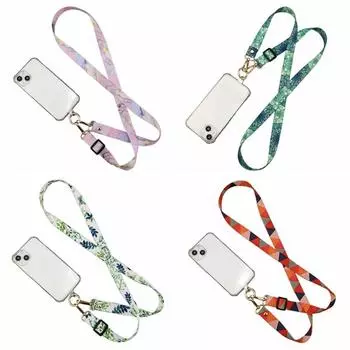 Wide Cloth Crossbody Phone Strap Adjustment Phone Neck Straps Mobile Phone Lanyard Girls 9