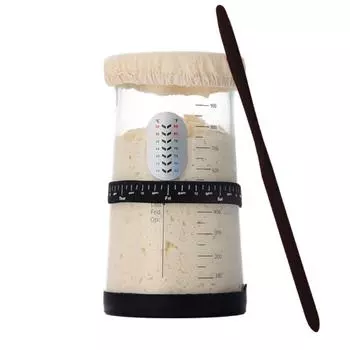 Wide Mouth Dough Starter Container Scaled Sourdough Fermentation Jar Sourdough Starter Jar Bakery