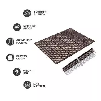 Widesea Кемпинг Складной Коврик Сиденье Сверхлегкий Уличный Пикник Коврик Водонепроницаемый XPE Пена Сиденье Подушка Стул Походный Турист