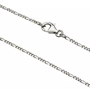 Width 1mm Figaro Silver Chain White Finish c0017 50cm [Cenote] [Silver Accessories]