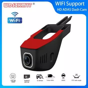 WIFI 1080P HDR Dashcam Android Auto Dvr In The Car Video Recorder Car Dvr Dash Camera Black box Loop Recording Car Assecories