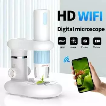 WIFI Digital Microscope Camera 50X-1000X HD Magnification Portable Handheld Wireless Rechargeable Microscopes For Android IOS PC 1000X