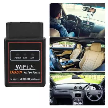 WIFI ELM327 OBDII Авто Диагностический Инструмент для Android OBD2 Автомобильный Диагностический Инструмент Сканер Автомобильный Сканер Инструмент ELM 327 V2.1 OBD2 Код Считыватель