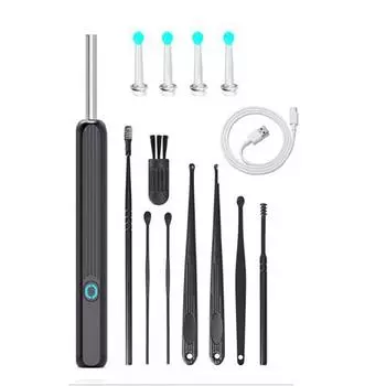WiFi ложка для удаления видимого воска USB HD загрузка отоскопа очиститель для удаления + 8 шт. вспомогательные инструменты
