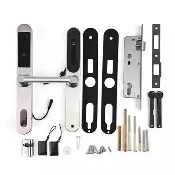 WiFi Smart Lock с камерой Бесключевой доступ Дверной замок Ручка Нержавеющая сталь Биометрический дверной замок Приложение 5