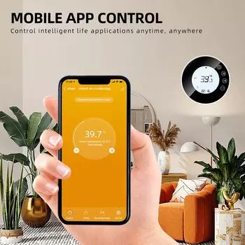 WiFi Smart Thermostat LCD Digital Temperature Controller Electric Floor Heating Temperature Monitor By Mobile APP Remote Control 230V