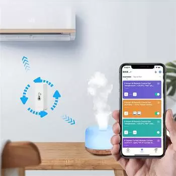 WiFi Temperature And Humidity Sensor Mini Smart Intelligent Linkage APP Remote Control Notification Alert Home Assistant CHINA