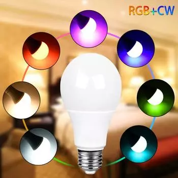 Wifi умная светодиодная лампочка E27 Tuya умная лампочка умная Wifi лампа 220 В светодиодная лампочка RGB CW WW свет 12 Вт 15 Вт 18 Вт Alexa Wifi лампа для дома
