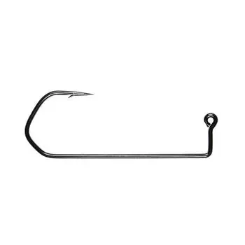 Wifreo 100 шт. 7150 джиг-крючки V-образный изгиб из высокоуглеродистой стали черный никель для рыболовных крючков своими руками 10/0 8/0 3/0 4/0 1/0 #1