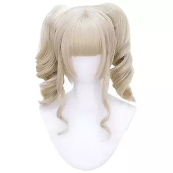 Wig Gothic Lolita Gothic Lolita Twintails Princess Cut Curly Curly Blonde Black Pink Harajuku Style GAL Wig Heat Resistant Disguise Wig Costume золотой
