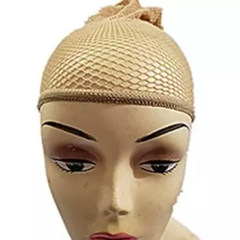Wig Hat Stage Costume Long Two-Head Net Hat Stretch Coif Sub-Origin South Korea Black Flesh Color Default