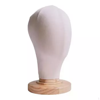 Wig Head Model, Multipurpose with Base Display Stand, Manikin Model Rack, for Salon