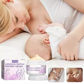 Wiieey Ланолиновый крем для восстановления сосков Крем для беременных Крем для потрескавшихся сосков Детский крем для кормления