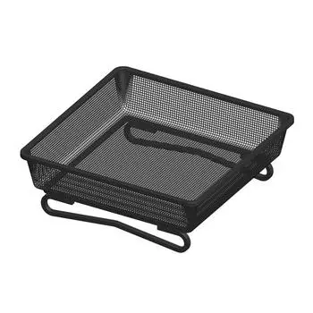 Wild Bird Feeders Square Ground Tray Bird Feeder Metal Mesh Bowl High-Capacity Ground Animal Feeding Tray Pet Feed Supplies чёрный