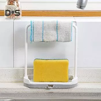 Wild Bluebell кухонный стол полотенце для посуды губка для чистки держатель Groove стеллаж для хранения бежевый