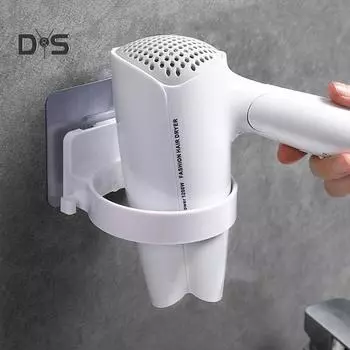 Wild Bluebell Ванная комната настенный электрический фен держатель стеллаж для хранения полка серый