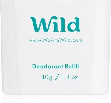 Wild Fresh Cotton & Sea Salt Men dodorant solide recharge TU прозрачный