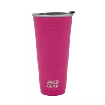Wild Gear WYLD GEAR Wild Cup с двойными стенками и крышкой 32 унции 946 мл розовый холодный/теплый