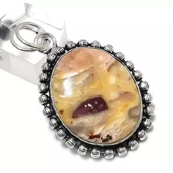 Wild Horse Gemstone Handmade 925 Sterling Silver Gift Jewelry Pendant 2.13 J2H77