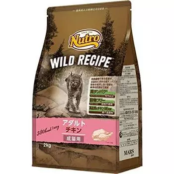Wild Recipe Adult Chicken для взрослых кошек 2 кг x 4 шт. набор [Nutro]