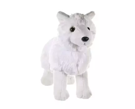 Wild Republic Arctic Wolf Plush Soft Wild W12 x D35 x 20072 Toy, Material, Animal, Gift, Cuddlekins, H28cm,