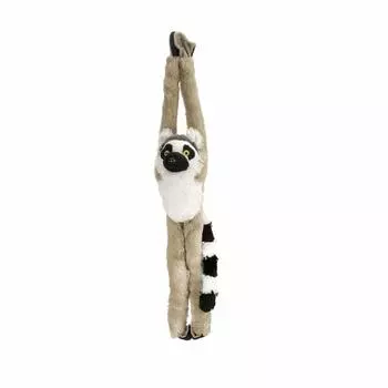Wild Republic Hanging Lemur Plush W18 x D12 x H48cm Ring-Tailed Toy, (15261)