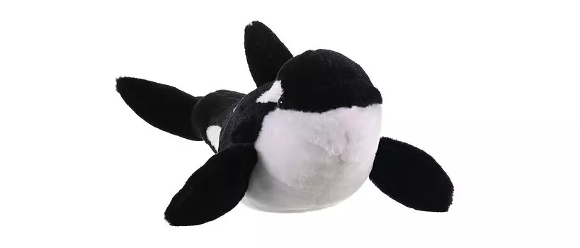 Wild Republic Killer Whale Plush Toy W27 x D46 x H20cm чёрный