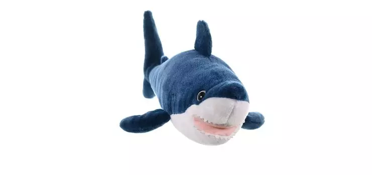 Wild Republic Mako Shark Plush Sea Soft and W23 x D52 x H19cm Toy, Shark, Creature, Fluffy, Cuddlekins, (Product Code 22473)