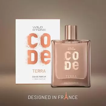 Wild Stone CODE Terra Eau De Parfum для мужчин, 100 мл | Роскошные духи с стойким запахом для стильных, зрелых и элегантных индивидуальных духов для мужчин 100 ml