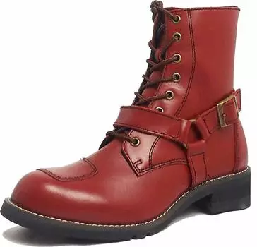 Wild Wing Falcon Wine Red 28cm Genuine Leather Motorcycle Boots Stylish Perfect for Walking around the City Recommended for Beginners (WILDWING) вино красного