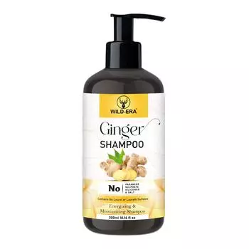 WILDERA Herbals Имбирный шампунь для роста волос I, обогащенный экстрактом имбиря I, 300 мл
