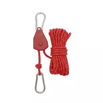 Wilderness Camping Windproof Rope Canopy Wind Rope Colored Tent Rope Tensioner Thickened Windproof Rope Pulley Lock Pulley Box
