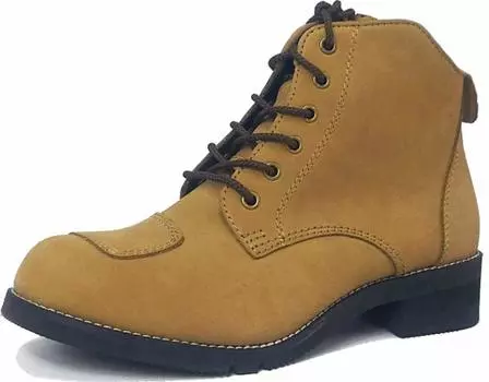 WILDWING Swallow Crazy Brown 25cm Genuine Leather Motorcycle Boots Stylish Perfect for Walking around the City Recommended for Beginners