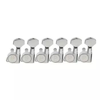 Wilkinson E-Z-LOK Left-Handed 6 Strat Fender StratTelecaster Electric Guitar Peg, Chrome