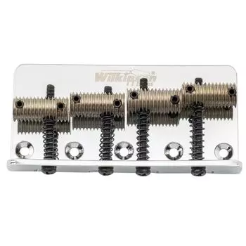Wilkinson M Series 19 мм Pitch Vintage Bass Bridge Threaded Saddle 4 струны Precision Bass PrecisionJazz Bass, хром