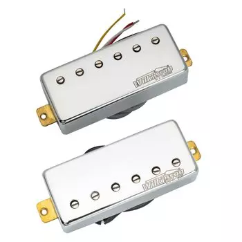 Wilkinson M Series Ceramic Guitar Pickup Mini Humbucker Set для Les PaulFirebird, хром