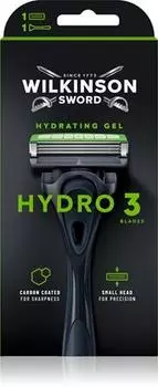 Wilkinson Sword Hydro3 Skin Protection Black Edition Rasoir TU прозрачный