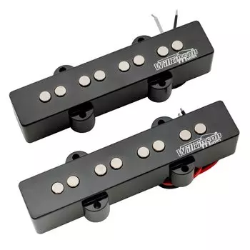 Wilkinson WOJB Vari Gauss Jazz Bass Pickup PU Set 4 струны для Jazz Bass Electric Black of Bass, (Набор 2)