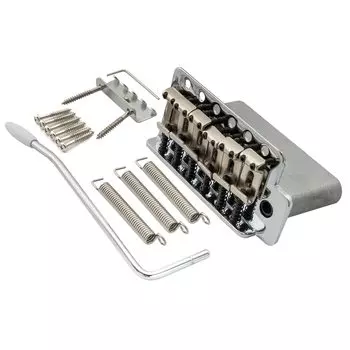 Wilkinson WOV01 Vintage ST Guitar Remolo Unit Bridge 6 Point Stop для Fender Strat Strat Electric Chrome 10.5mm Squier/Mexico Guitar,