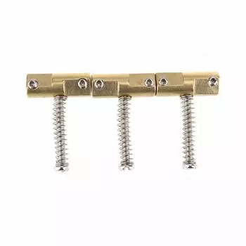 Wilkinson WTB латунный седло для коррекции длины струн для винтажного Telecaster Gold 10,8 мм TL, (Набор 3) золотой