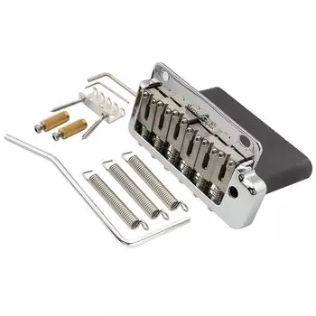 Wilkinson WVP2-SB Шаг струн 10,8 мм 2-точечный тип поддержки Тремоло-блок Бридж Стальное седло Полный блок для японо-корейского импорта Strat-гитары, хром