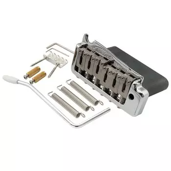 Wilkinson WVP-SB 10,8 мм 2-х секционный тремоло-бридж из нержавеющей стали SUS с цельным стальным блоком для импортной гитары StratJapan Strat, хром