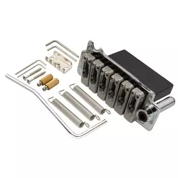 Wilkinson WVS50IIK String Pitch 10.5mm Steel Saddle 2 Point Support Type Tremolo Bridge Unit Assembly with Full Steel Block for USAMexicoJapanKorea